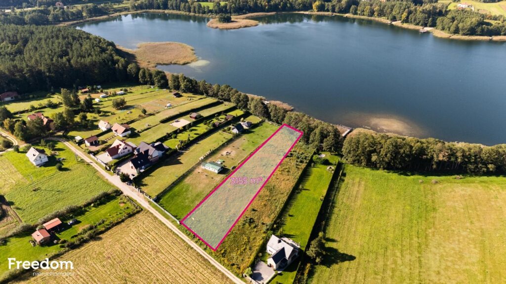 Działka z linią brzegową pod budowę domu - zdjęcie 1