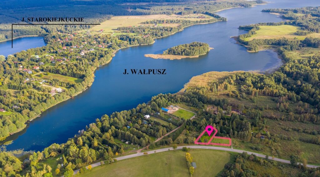 Działka w Starych Kiejkutach nad jeziorem Wałpusz - zdjęcie 3