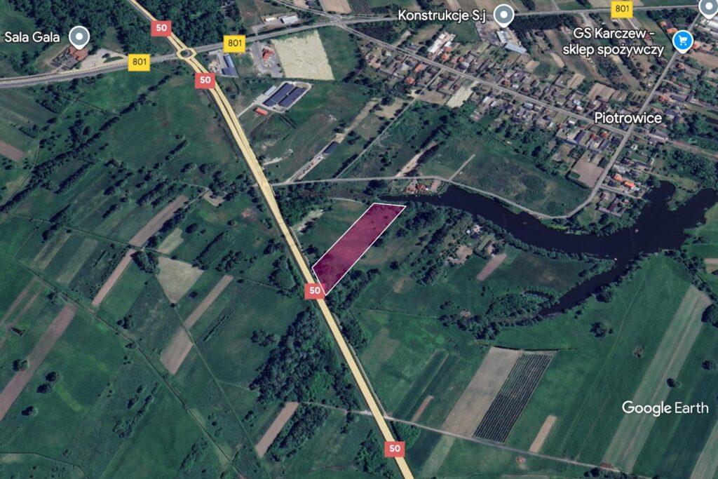 Działka rolna 1,078 ha Karczew Piotrowice DK50 - zdjęcie 4