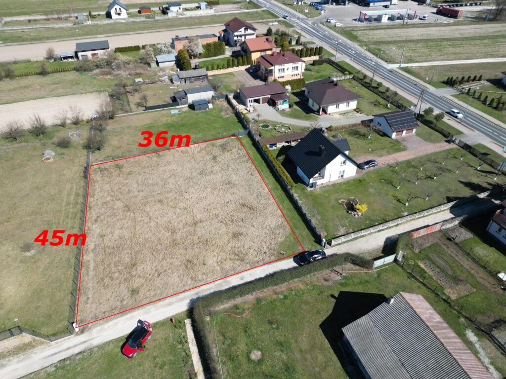 Działka budowlana 1646 m2 Zawady k. Bełchatowa - zdjęcie 2