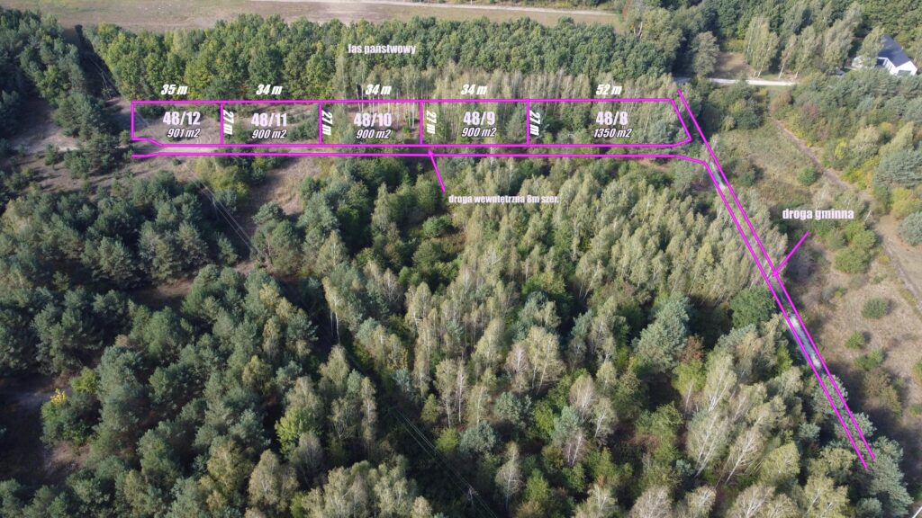 Kompleks działek budowlanych! Przy Kampinoski PN! - zdjęcie 1