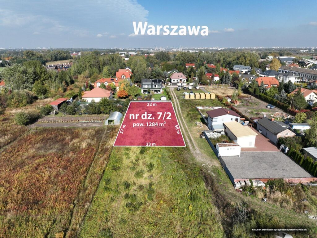 Działka budowlana 1284 m2, media,  Dawidy Bankowe - zdjęcie 1