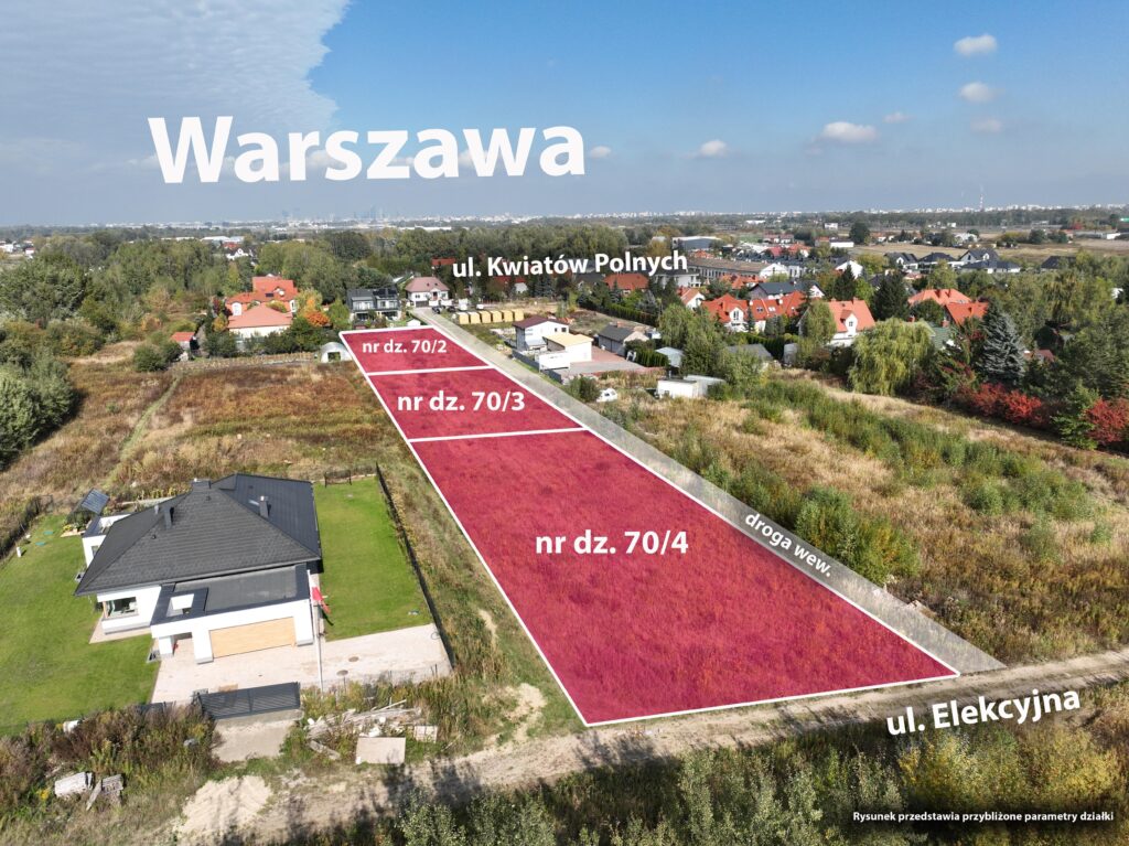 Działka budowlana 1284 m2, media,  Dawidy Bankowe - zdjęcie 2