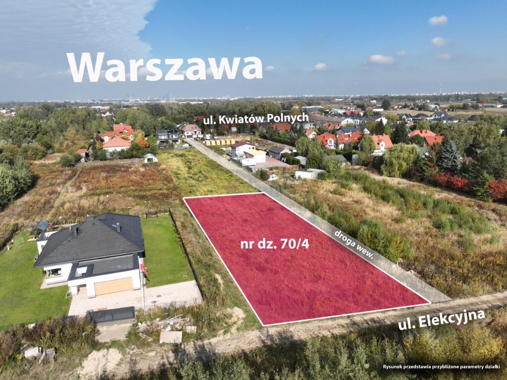 Działka budowlana 1284 m2, media,  Dawidy Bankowe - zdjęcie 8