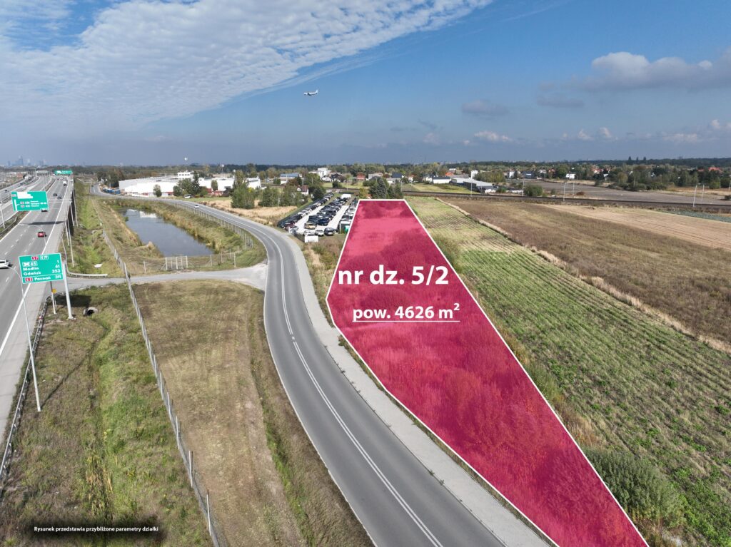 Działka inwestycyjna przy ekspresówce S7 - zdjęcie 1