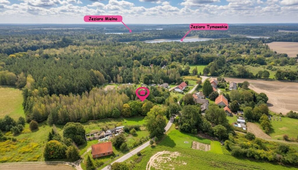 Dom w Tymawie blisko lasu z sauną i dużą działką - zdjęcie 19