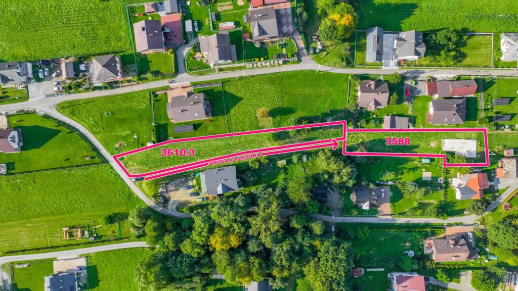 Działka budowlana z fundamentem – Łękawica - zdjęcie 2