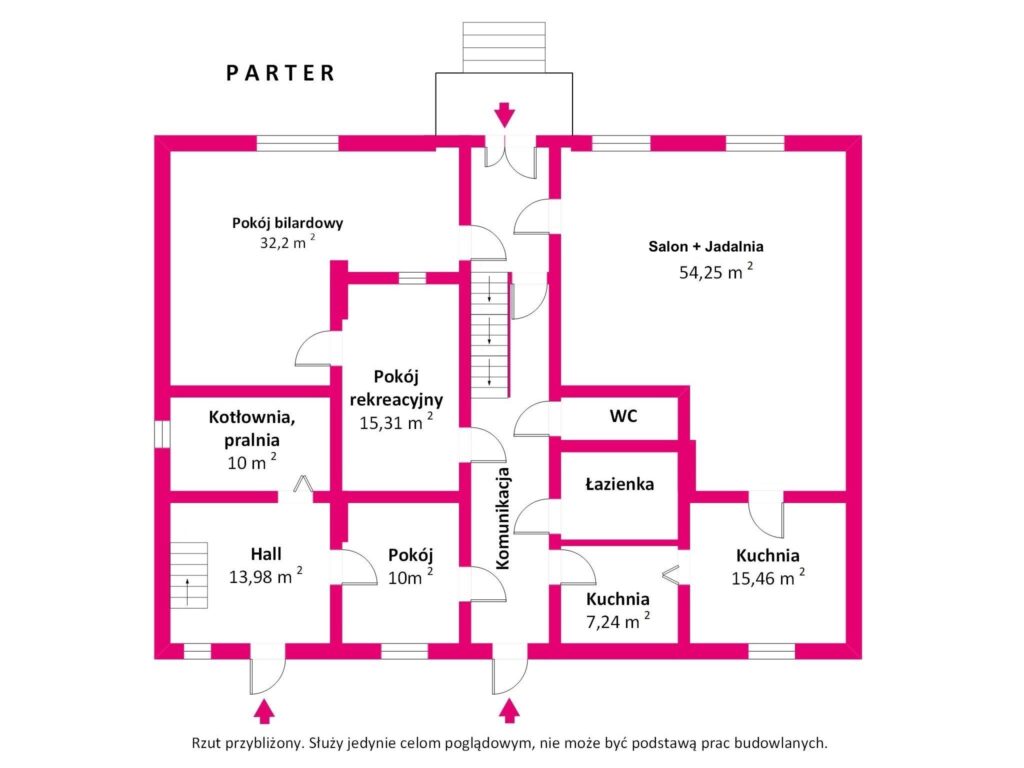 Dom na sprzedaż - rzut 1
