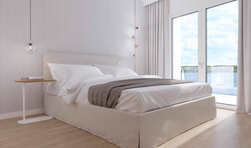 Nowoczesny apartament nad jeziorem - zdjęcie 9