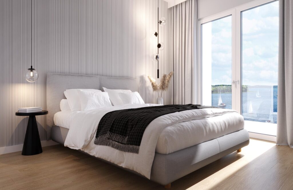 Nowoczesny apartament nad jeziorem - zdjęcie 9