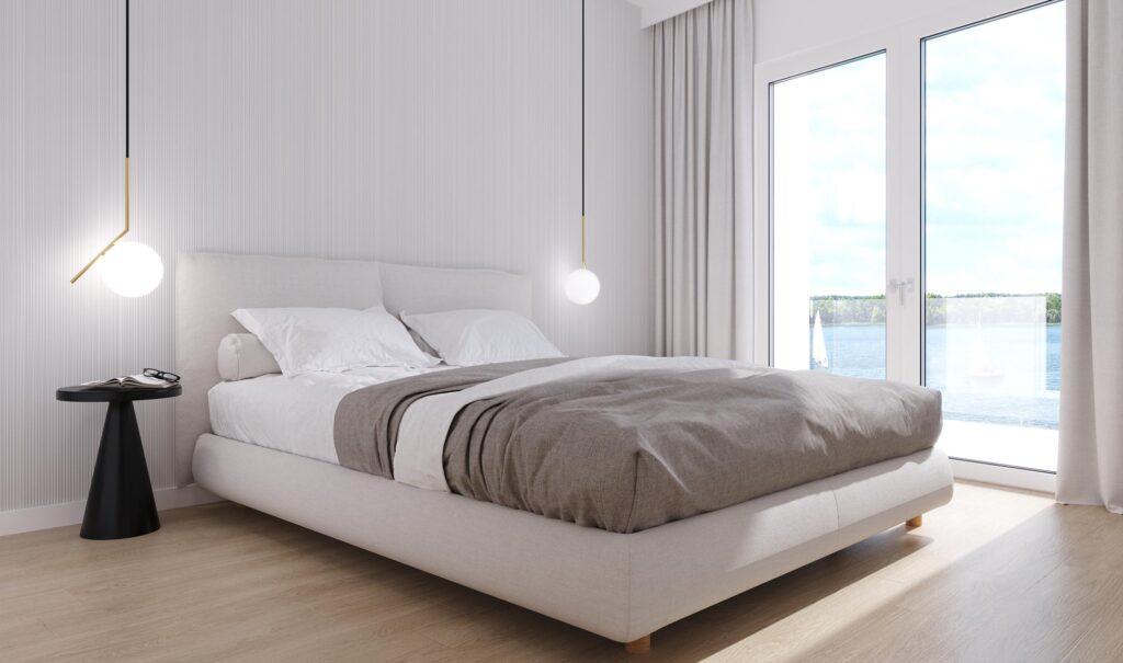 Nowoczesny apartament nad jeziorem - zdjęcie 8