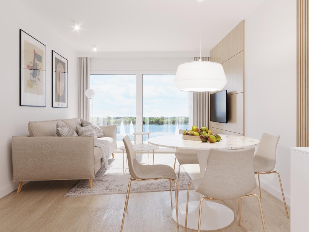 Nowoczesny apartament nad jeziorem - zdjęcie 6