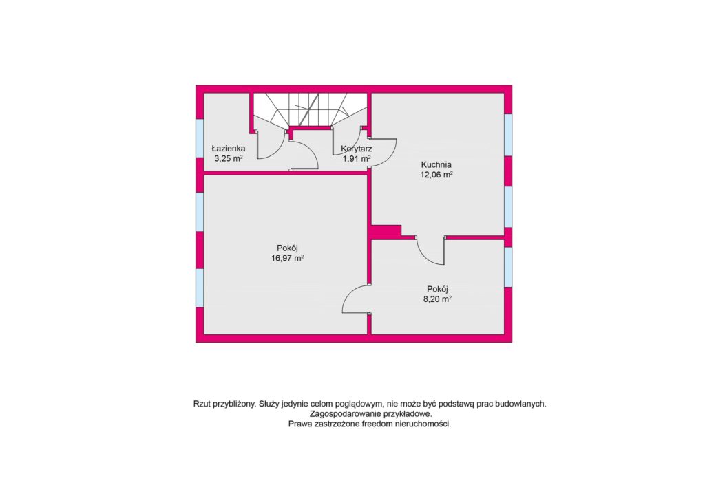 Mieszkanie w kamienicy z ogodem i garażem - rzut 1
