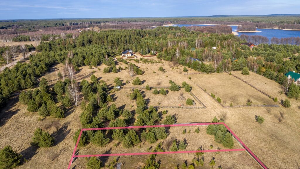 Atrakcyjna działka nad jeziorem -1501 m², Jabłonka - zdjęcie 3