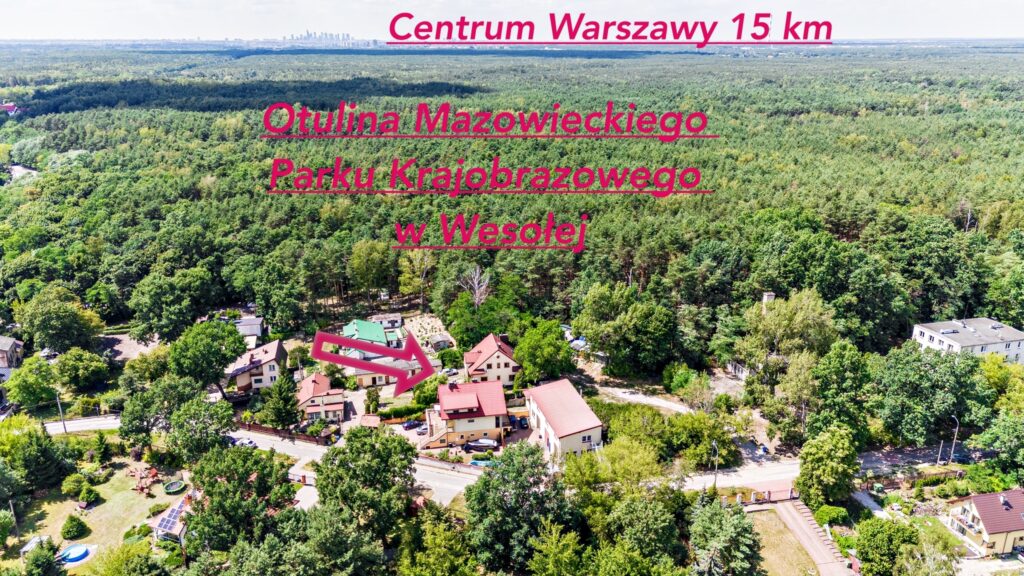 Działka 1379 m2 z zabudową 2 domów w Wesołej - zdjęcie 1