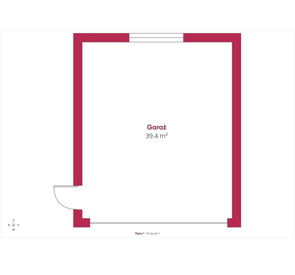 Nowoczesny dom z garażem i ogrodem. - rzut 3
