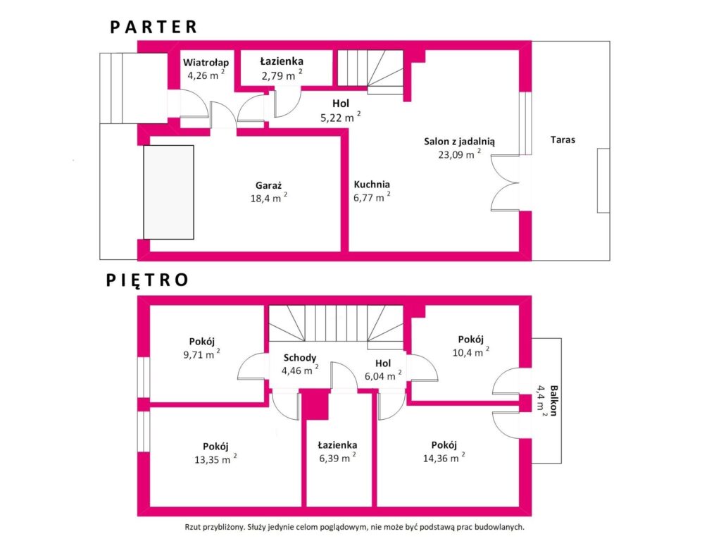 Księżycowy zakątek segment 121m2 na działce 165m2 - zdjęcie 5
