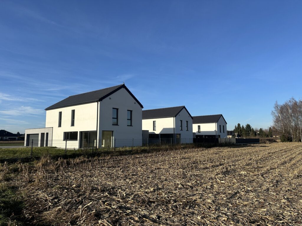 Nowoczesny dom z garażem i ogrodem. - zdjęcie 2