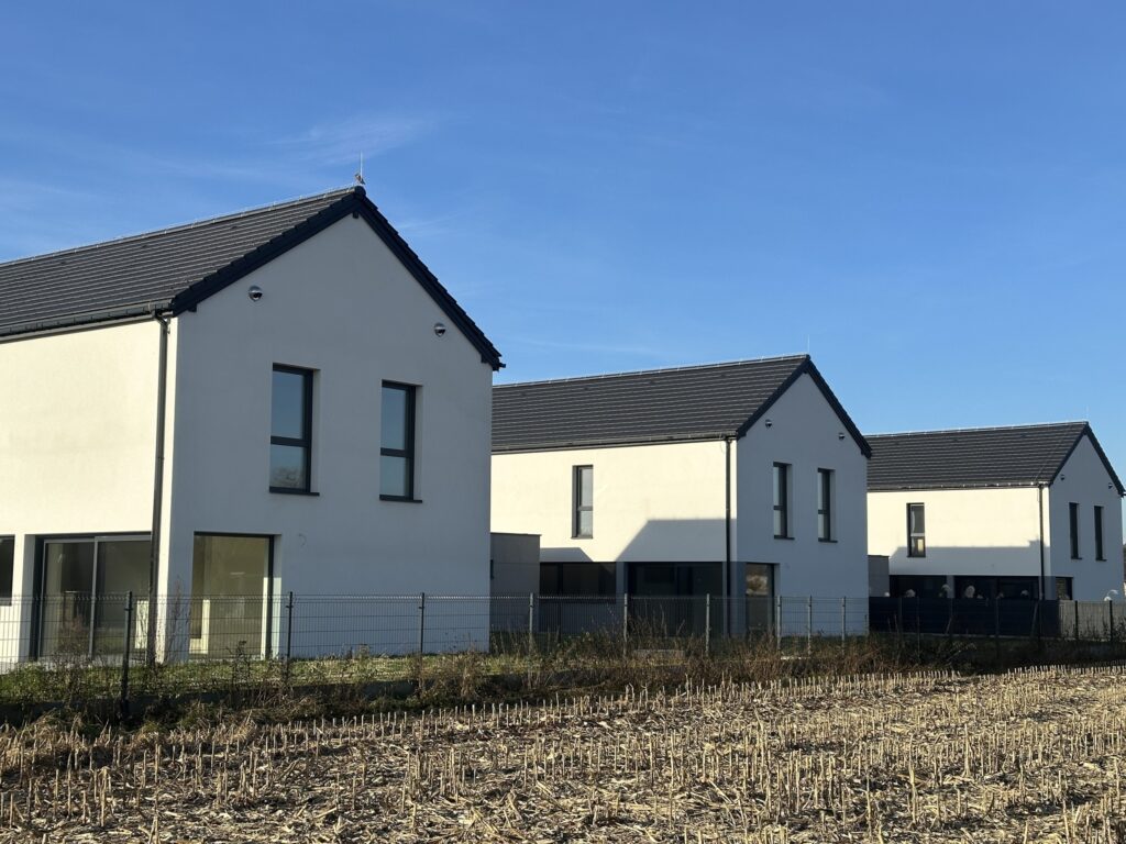 Nowoczesny dom z garażem i ogrodem. - zdjęcie 1