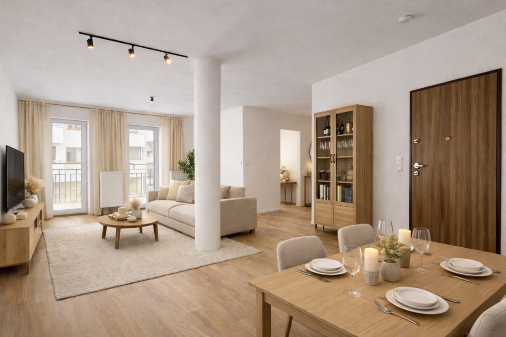 2 przestronne pokoje, Przystań Włochy - zdjęcie 1