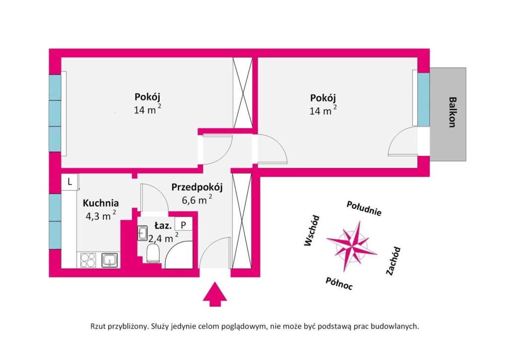 2 pokoje, cegła, Antoniuk, balkon, 2 piętro, 41 m2 - zdjęcie 14