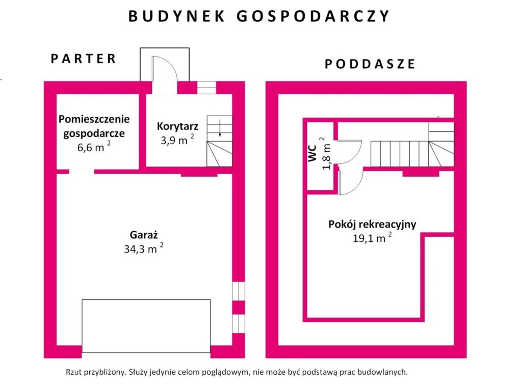 Komfortowa rezydencja z basenem pod Koninem - rzut 3