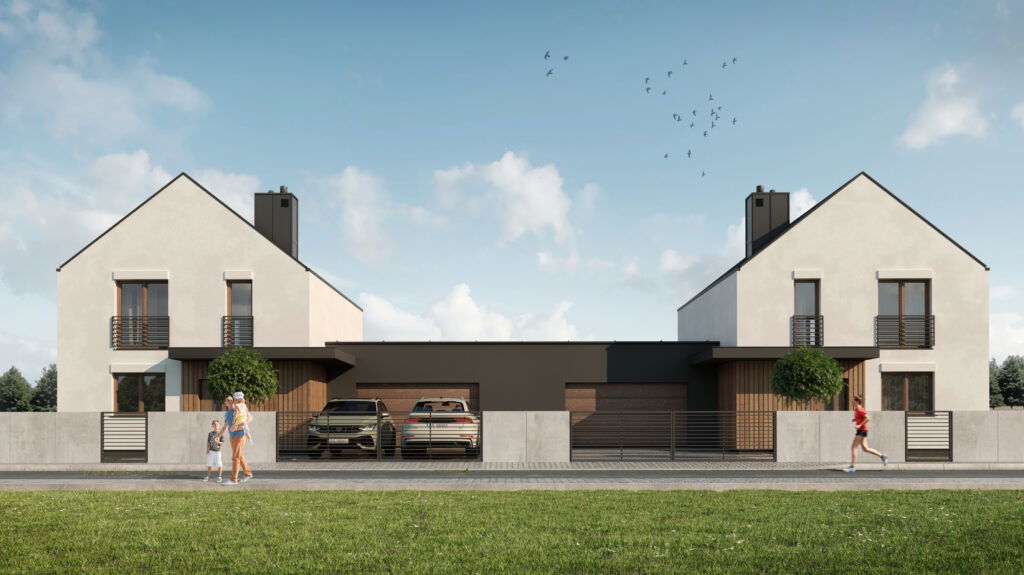 Twój dom przy lesie z garażami | wysoki standard - zdjęcie 1