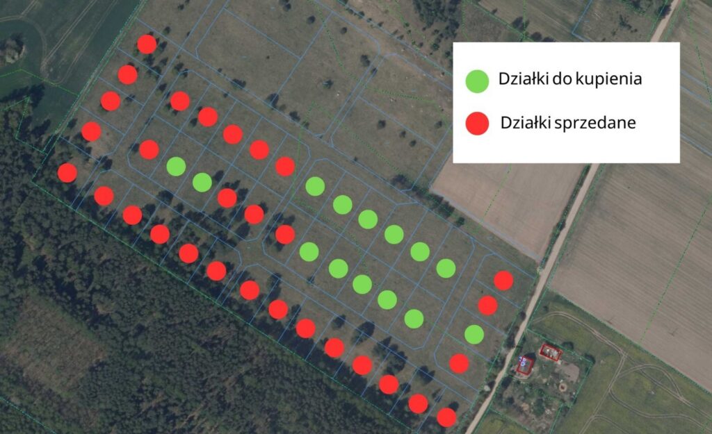 Działki pod budowę Szkotowo - rzut 1