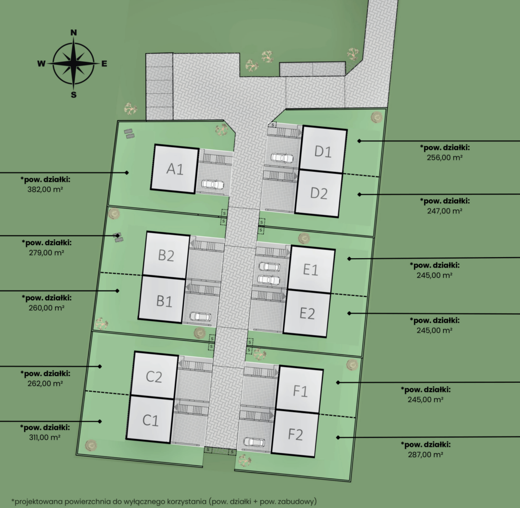 Dom z garażem dwustanowiskowym, 6 pokoi - Gdańsk - rzut 2