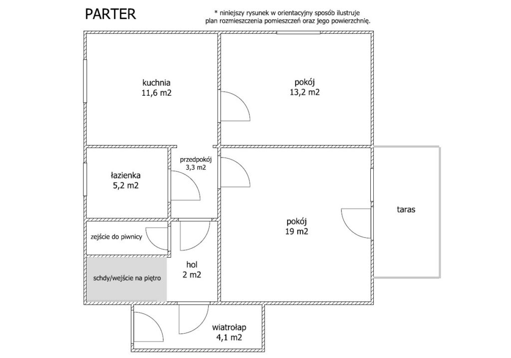 Twój biznes, Twój dom – idealna nieruchomość - rzut 1
