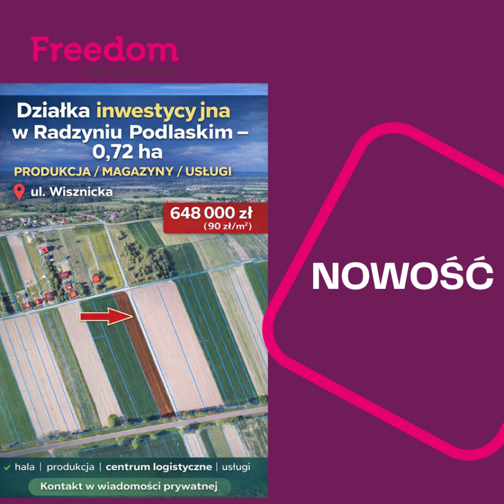 działka inwestycyjna P/U – Radzyń Podlaski - zdjęcie 3