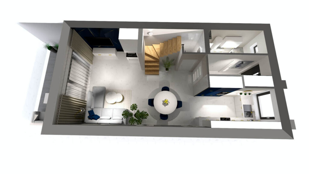 Nowe domy w spokojnej okolicy - dobra cena! - rzut 1