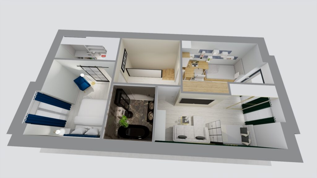 Nowe domy w spokojnej okolicy - dobra cena! - rzut 2