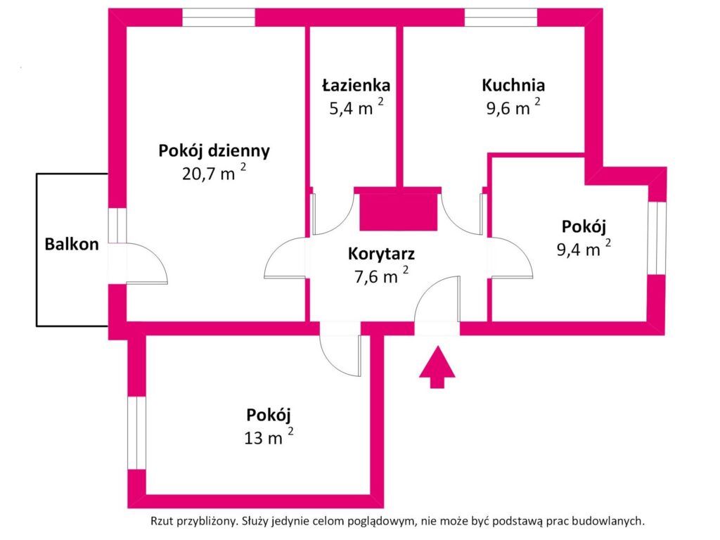 Mieszkanie 66 m2,Turka ,osiedle Borek - zdjęcie 3