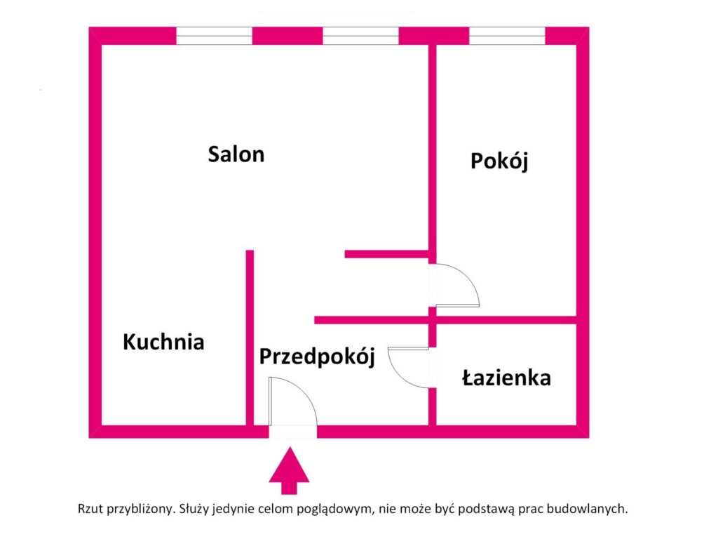 Mieszkanie 45,6 m2 Łęczna ul. Staszica - zdjęcie 3