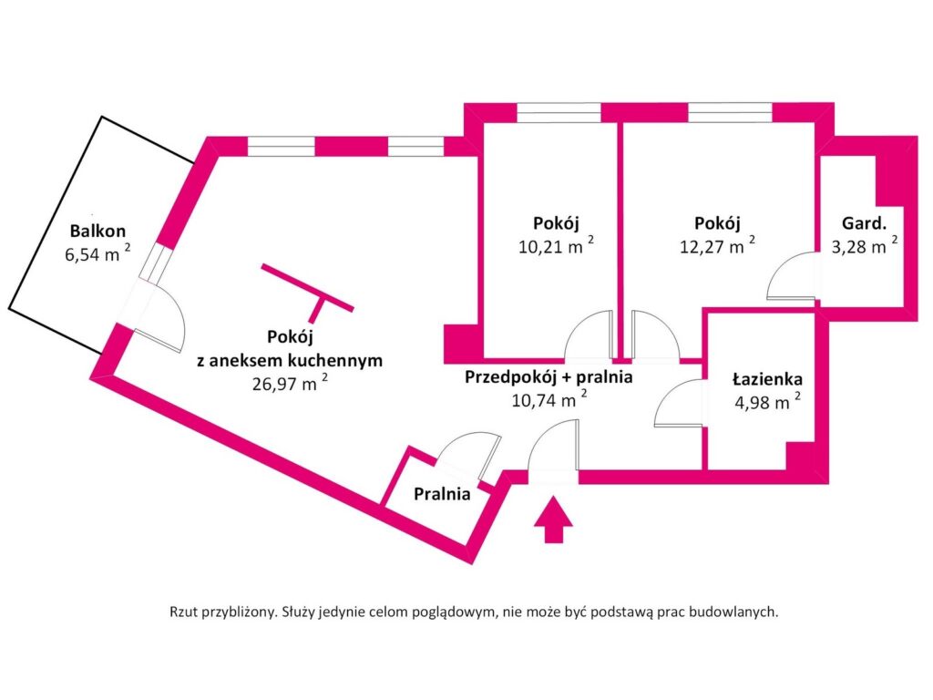 Nowoczesny apartament 68,5 m² z widokiem na zieleń - zdjęcie 18
