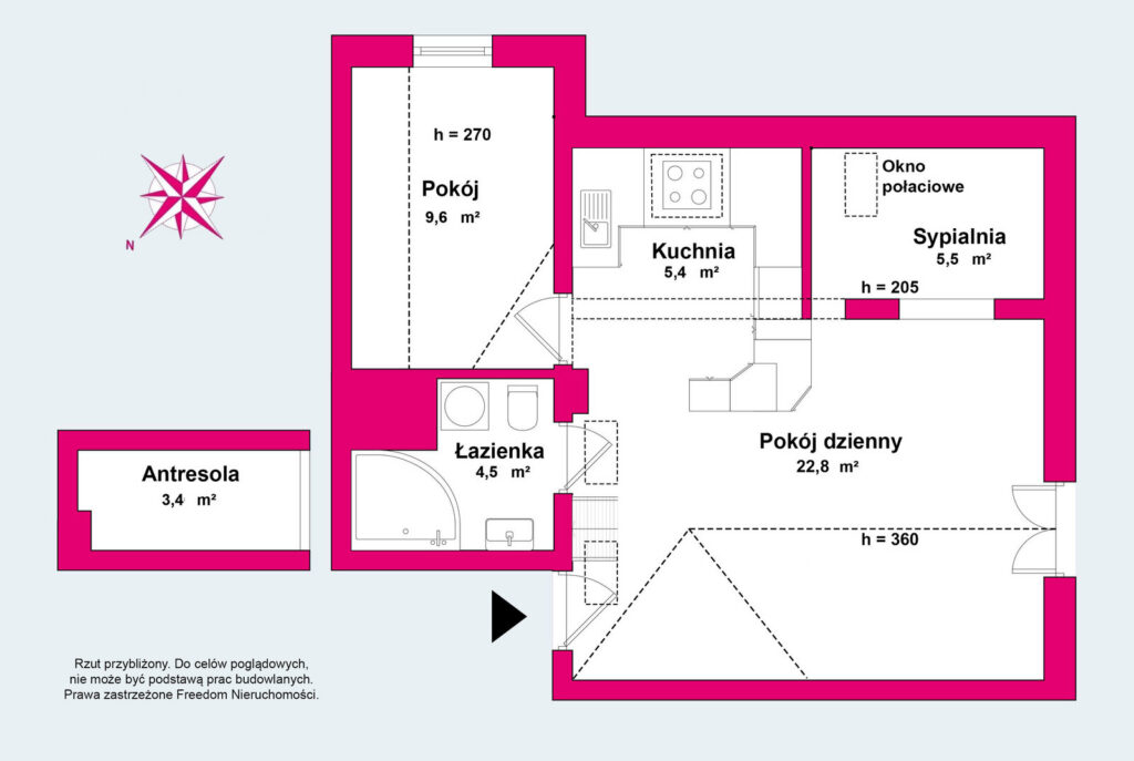 Kameralne 2 pokoje | 48 m² | Stare Włochy - zdjęcie 3