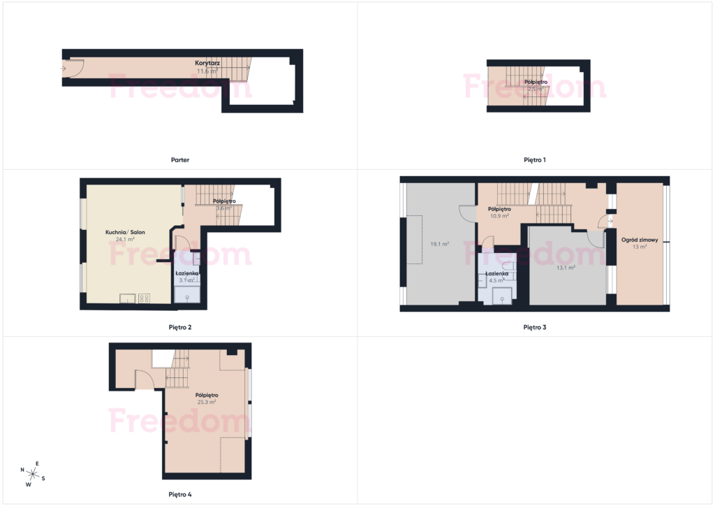Segment 132 m² Imielin | Garaż | Taras - rzut 1