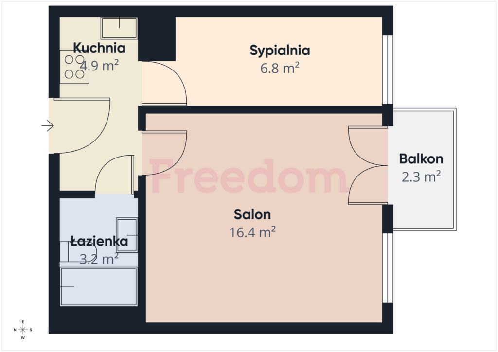 2 pokoje z balkonem gotowe do wejścia – Złocień - zdjęcie 4