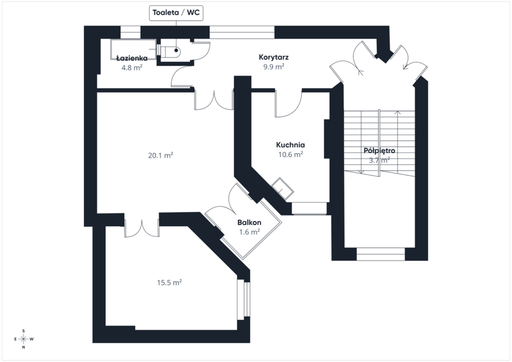 Prestiż bez hałasu. 60m², balkon, CO miejskie. - zdjęcie 21
