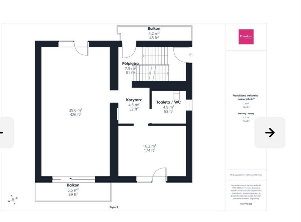 Inwestycja z możliwościami – nowoczesna bryła - rzut 2