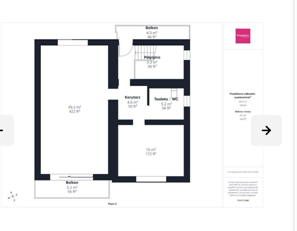 Inwestycja z możliwościami – nowoczesna bryła - rzut 3