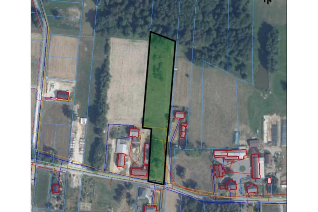 Działka 5651 m² Nowy Puznów k. Garwolina - rzut 1