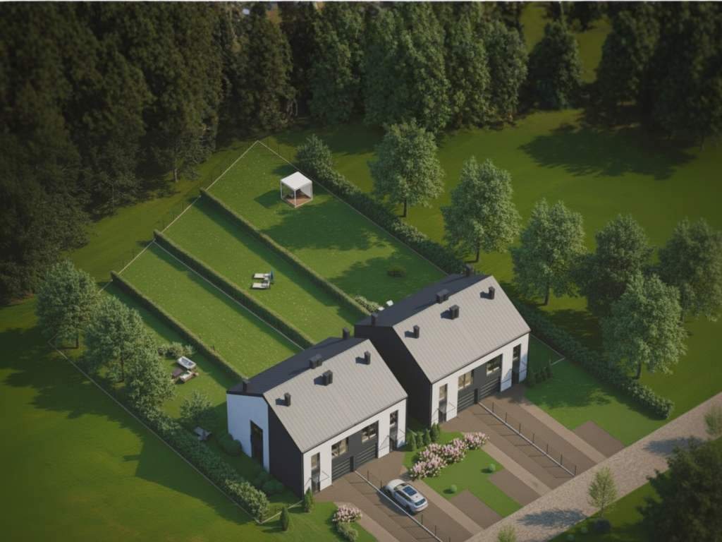 Bliźniak 121 m2 na działce 602,19 m2 - Kokoszki - zdjęcie 2