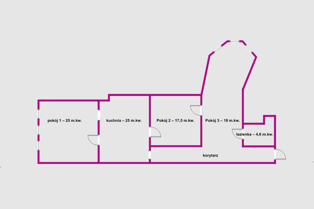 3 pokojowe mieszkanie w centrum zabytkowego miasta - zdjęcie 18