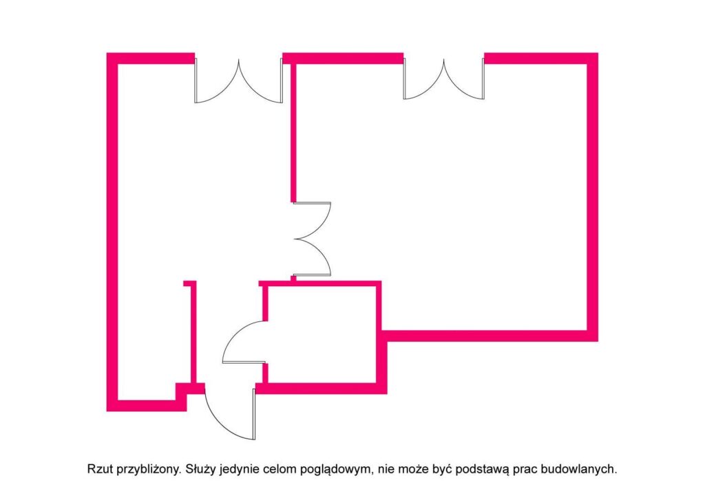 Stary Mokotów I 45m2 I Kamienica z 1939r. I Winda - rzut 1