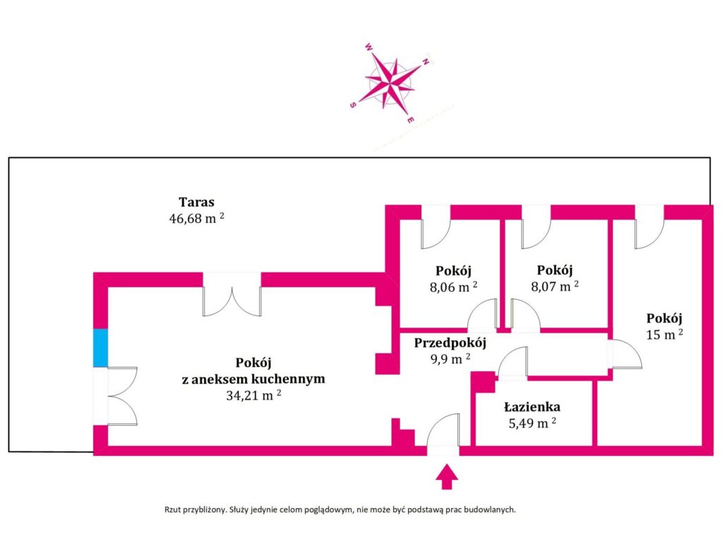 Luksusowe mieszkanie z dużym tarasem Os. Wierzbowe - zdjęcie 2