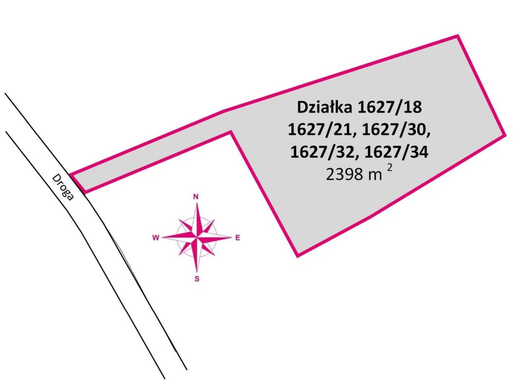 Działka widokowa Rzeszów - rzut 1