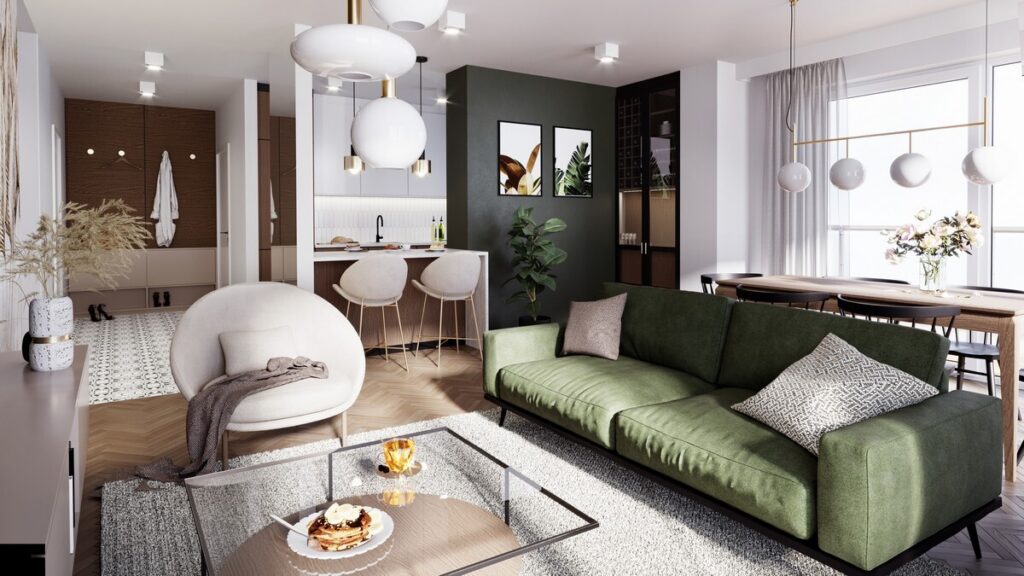 Apartament na ostatnim piętrze z dużym tarasem - zdjęcie 3