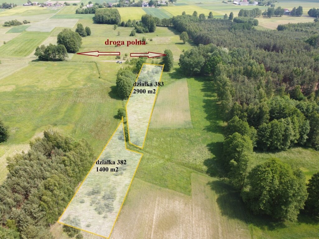 Działka budowlana/rekreacyjna 2900m2 Ostrownica - zdjęcie 3